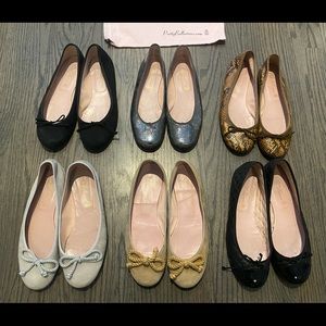 Pretty Ballerina Flats - 6 PAIRS - Rosario Style - Size 9